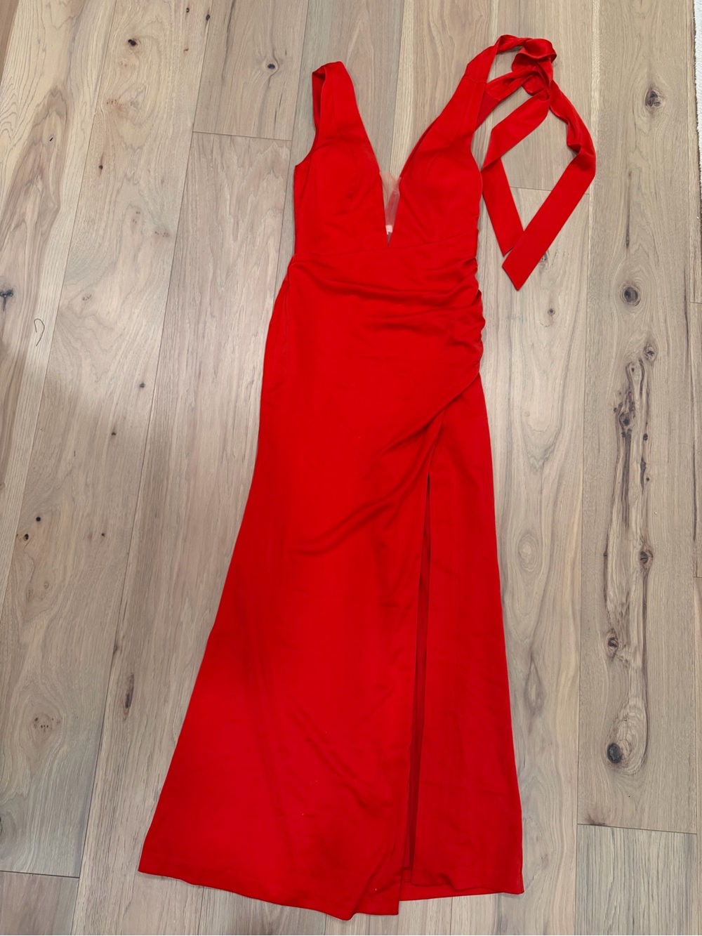 Lovers + Friends Plunge V-Neck Side-Slit Gown - Picture 2 of 4